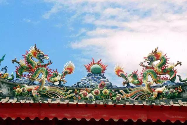 潮州嵌瓷，屋頂生花