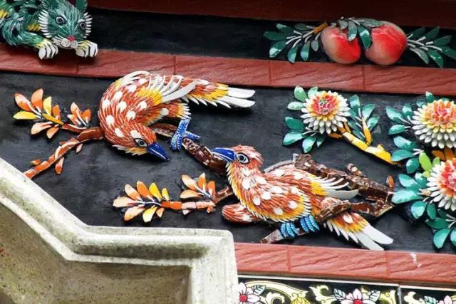 潮州嵌瓷，屋頂生花