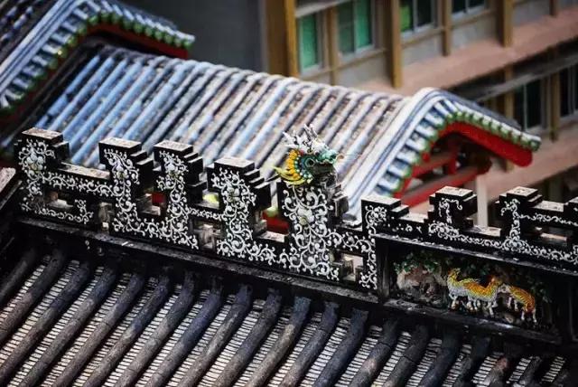潮州嵌瓷，屋頂生花