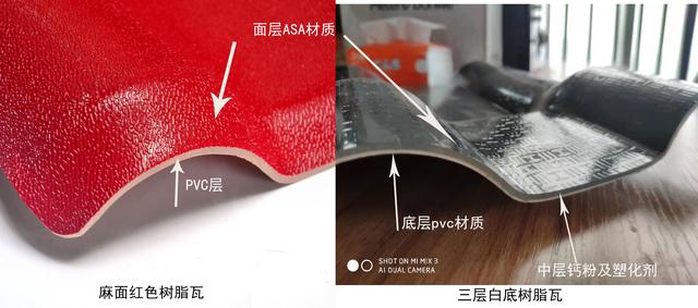 樹脂瓦灰底的和白底的區(qū)別？三層和兩層合成樹脂瓦那種好？