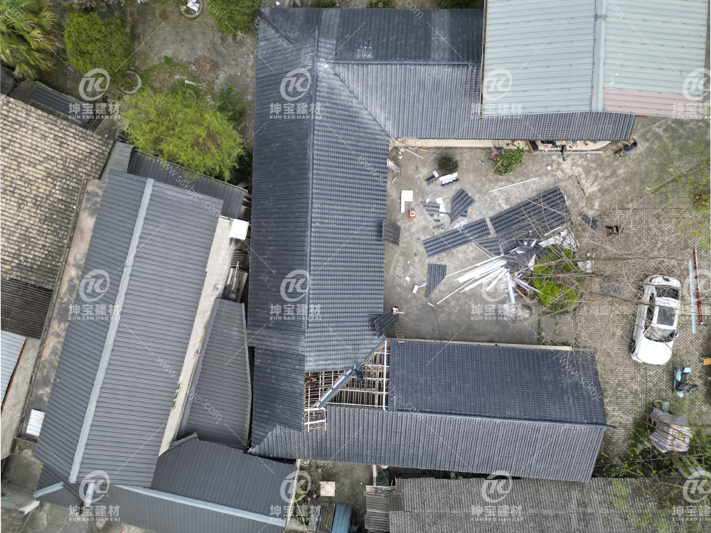 100-200平方房子鋪多少合成樹(shù)脂瓦？總費(fèi)用多少錢(qián)？